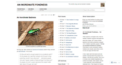 Desktop Screenshot of aninordinatefondness.wordpress.com