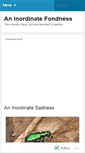 Mobile Screenshot of aninordinatefondness.wordpress.com
