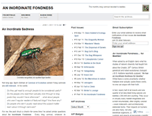 Tablet Screenshot of aninordinatefondness.wordpress.com