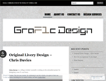 Tablet Screenshot of graf1cdesign.wordpress.com