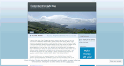 Desktop Screenshot of footprintsonthemind.wordpress.com