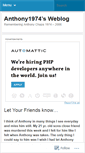 Mobile Screenshot of anthony1974.wordpress.com