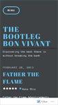 Mobile Screenshot of bootlegbonvivant.wordpress.com