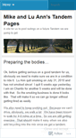 Mobile Screenshot of mikeandluanntandem.wordpress.com