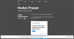 Desktop Screenshot of hoampress.wordpress.com