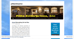 Desktop Screenshot of pittsenterprise.wordpress.com