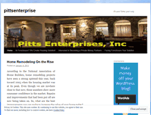 Tablet Screenshot of pittsenterprise.wordpress.com