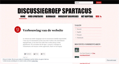 Desktop Screenshot of discussiegroepspartacus.wordpress.com