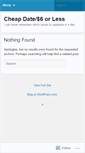 Mobile Screenshot of cheapdrankin.wordpress.com