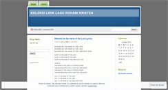 Desktop Screenshot of kidung.wordpress.com