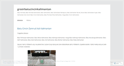 Desktop Screenshot of grosirbatucincinkalimantan.wordpress.com