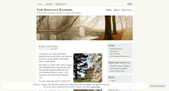 Desktop Screenshot of forromancereaders.wordpress.com