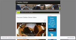 Desktop Screenshot of fractionclimber.wordpress.com