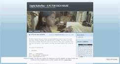 Desktop Screenshot of digitalbutterflies.wordpress.com
