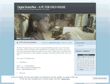 Tablet Screenshot of digitalbutterflies.wordpress.com