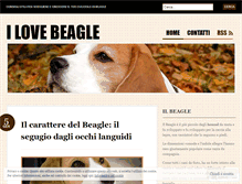 Tablet Screenshot of ilovebeagle.wordpress.com