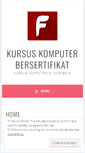 Mobile Screenshot of kursuskomputerbersertifikatdisurabaya.wordpress.com