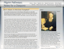 Tablet Screenshot of pilgrimpathways.wordpress.com