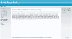 Desktop Screenshot of debtfreedad.wordpress.com