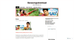 Desktop Screenshot of bavasongsdownload.wordpress.com