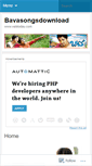 Mobile Screenshot of bavasongsdownload.wordpress.com