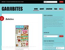 Tablet Screenshot of gaojibites.wordpress.com
