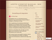 Tablet Screenshot of anettelundkvist.wordpress.com