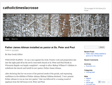 Tablet Screenshot of catholictimeslacrosse.wordpress.com