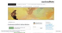 Desktop Screenshot of nacionalitats.wordpress.com