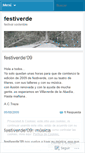 Mobile Screenshot of festiverde.wordpress.com