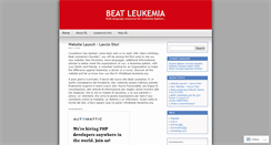 Desktop Screenshot of beatleukemia.wordpress.com