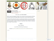Tablet Screenshot of karatealcoitao.wordpress.com