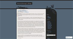 Desktop Screenshot of dannizhang.wordpress.com