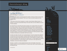 Tablet Screenshot of dannizhang.wordpress.com