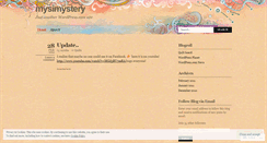Desktop Screenshot of mysimystery.wordpress.com