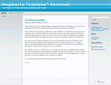 Tablet Screenshot of hogwartsleslovecarnival.wordpress.com