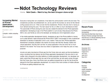 Tablet Screenshot of ndotreviews.wordpress.com
