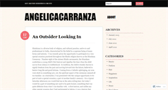 Desktop Screenshot of angelicacarranza.wordpress.com