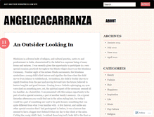 Tablet Screenshot of angelicacarranza.wordpress.com