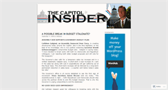 Desktop Screenshot of capitolinsider.wordpress.com