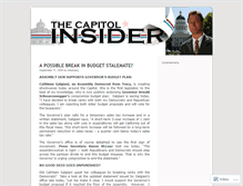 Tablet Screenshot of capitolinsider.wordpress.com