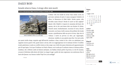 Desktop Screenshot of dailyrod.wordpress.com