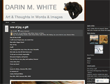 Tablet Screenshot of darinwhite.wordpress.com