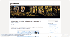 Desktop Screenshot of josefstetter.wordpress.com