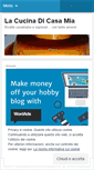 Mobile Screenshot of lacucinadicasamia.wordpress.com