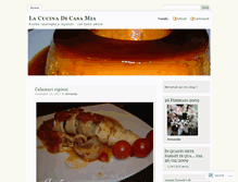 Tablet Screenshot of lacucinadicasamia.wordpress.com