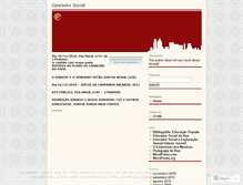 Tablet Screenshot of operadorsocial.wordpress.com