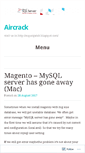 Mobile Screenshot of aircrack.wordpress.com