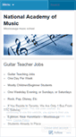 Mobile Screenshot of nationalacademyofmusic.wordpress.com
