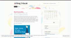 Desktop Screenshot of pang5kocak.wordpress.com